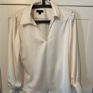 J. Crew Women's Ivory Blouse